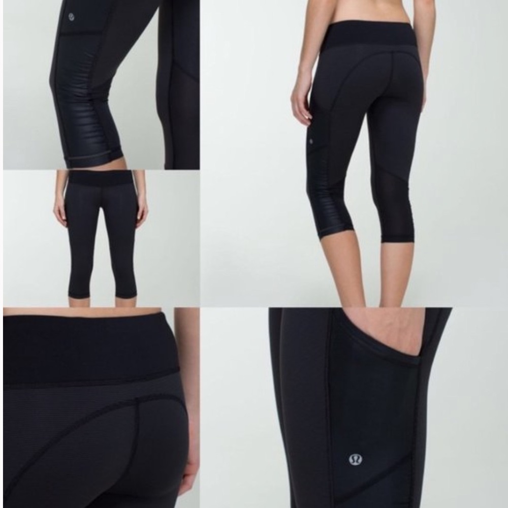 Lululemon Cut The Crop Wee Stripe Legging